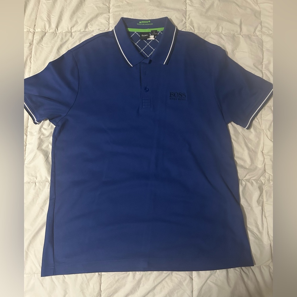 Hugo Boss Royal Blue Polo Shirt